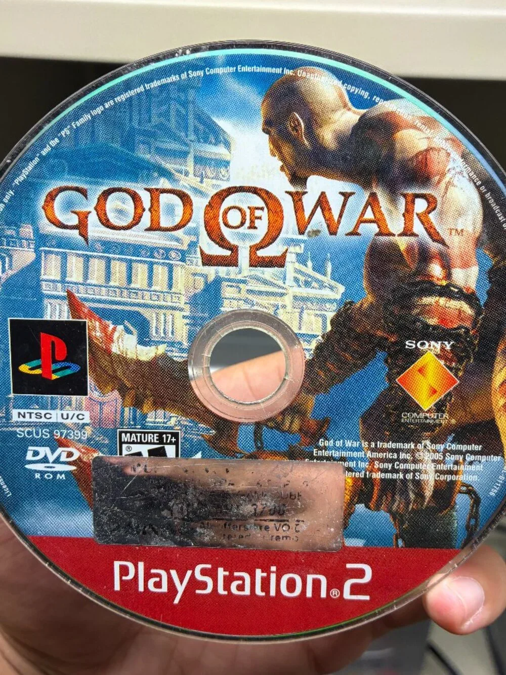 God of War [Greatest Hits] (PlayStation 2 PS2, 2005) Disc Only - Tested Works